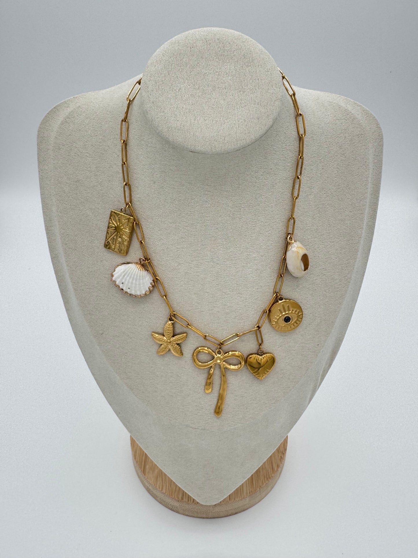 Multi-charm necklace