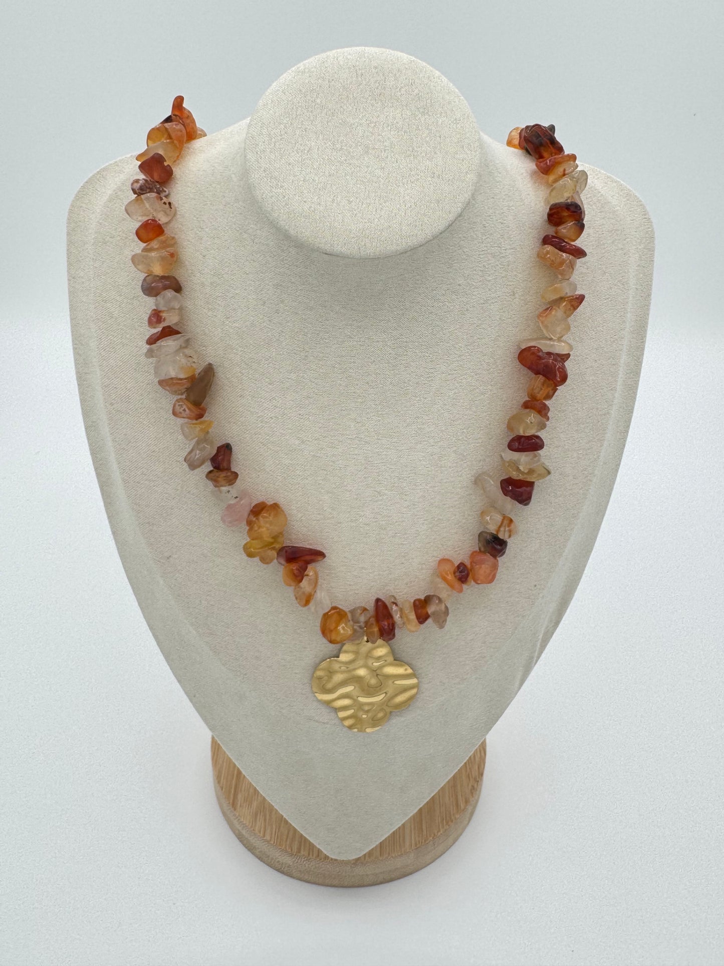 Stone beaded necklace
