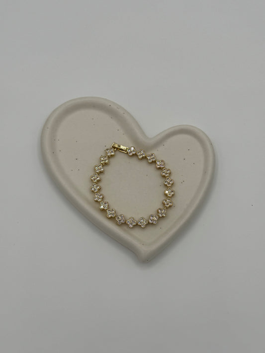 BRACELET GOLD PLATED TREBOL