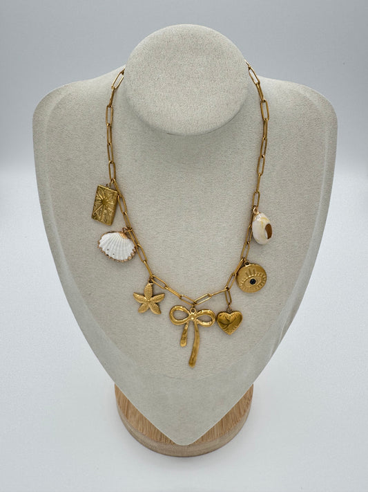 Multi-charm necklace