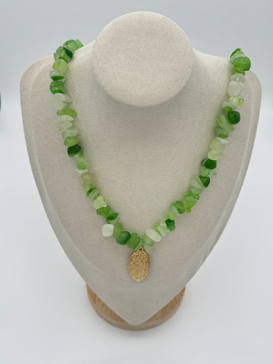 Stone beaded necklace